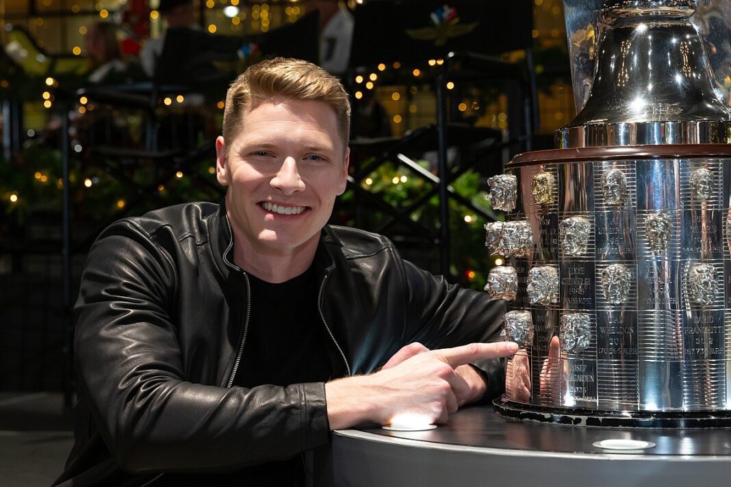 Check out the new addition to the Borg-Warner Trophy: Indy 500 victor Josef Newgarden!