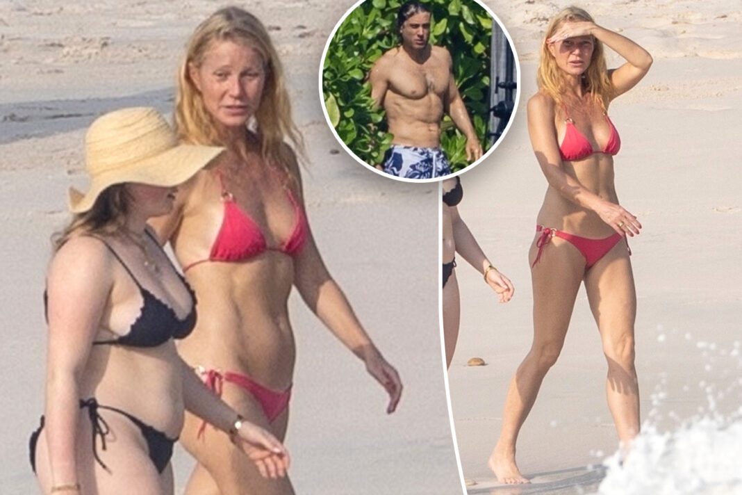Gwyneth Paltrow Stuns in Pink Bikini on Family Vacation in Mexico