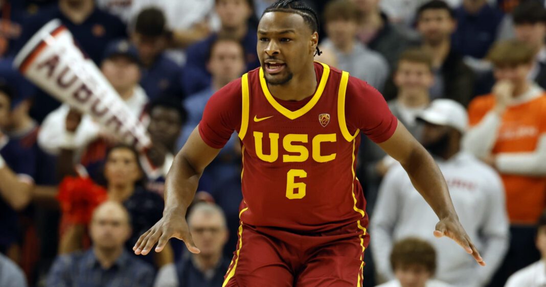 Bronny James Shines with 6 Points as USC Dominates Alabama State in Victory