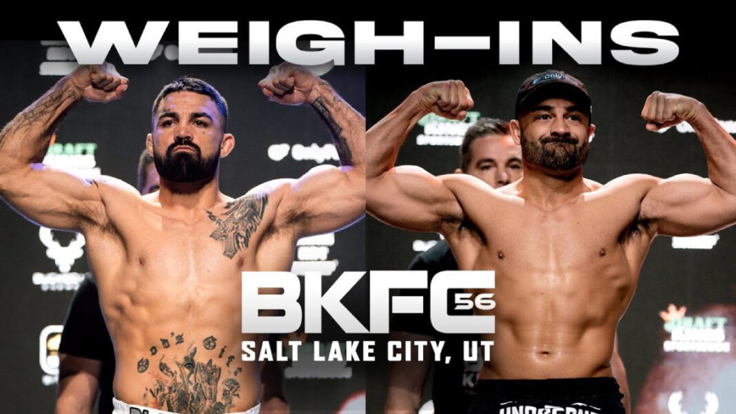 Exciting Weigh-in Video: BKFC 56 Perry vs. Alvarez