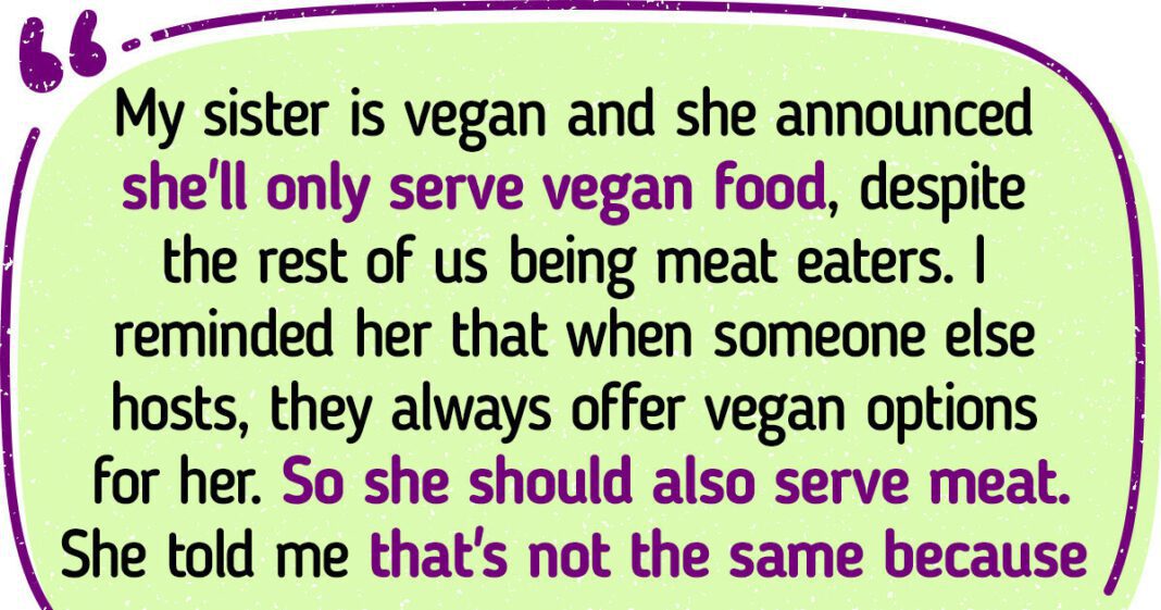 The Family Reunion Dilemma: My Vegan Sister’s Stand Against Serving Meat