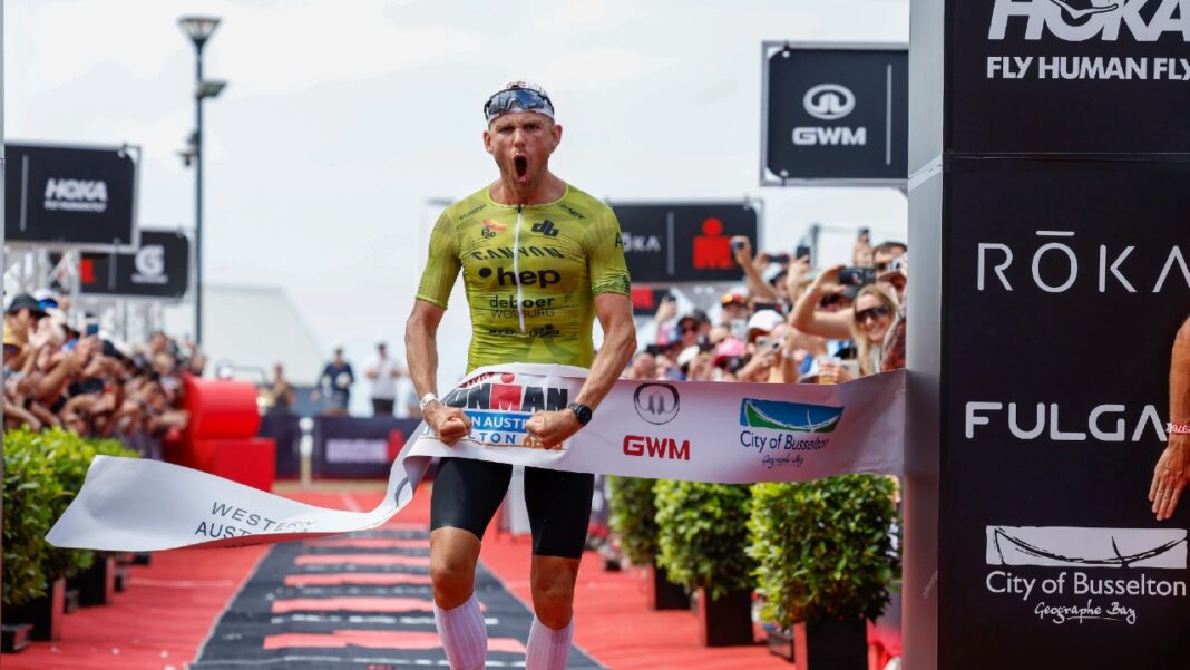 Daniel Bækkegård and Fenella Langridge Triumph at IRONMAN Western Australia 2023 in Busselton