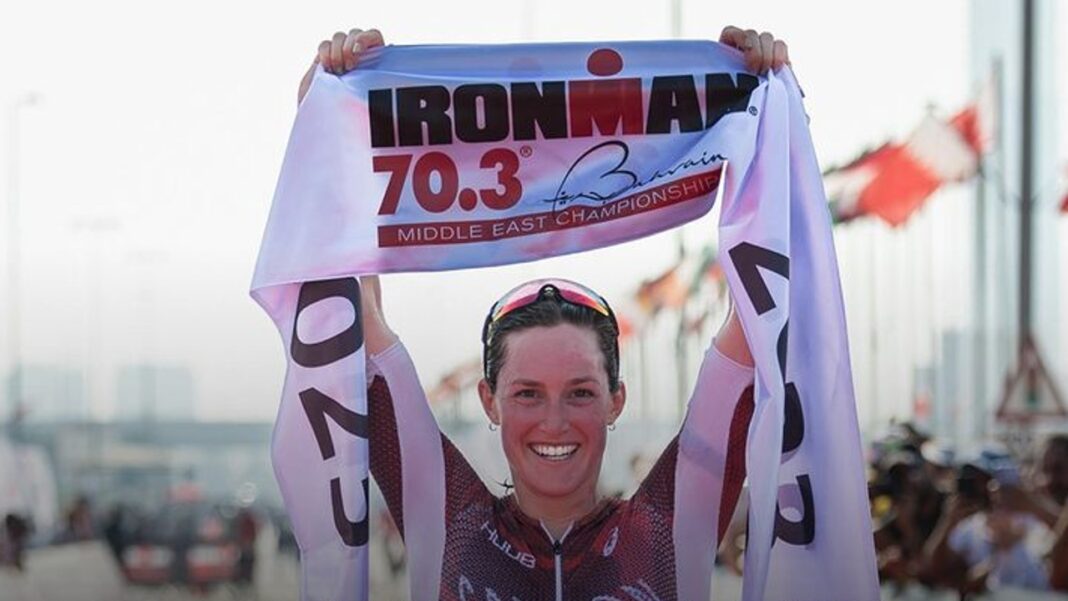 Marten Van Riel and Kat Matthews Dominate IRONMAN 70.3 Bahrain: Middle East Victory