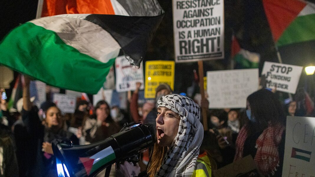 Pro-Palestinian Protesters Disrupt President Biden’s Glamorous L.A. Fundraiser