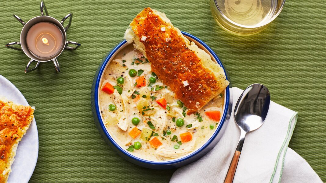 Creamy and Comforting Chicken Pot Pie Soup