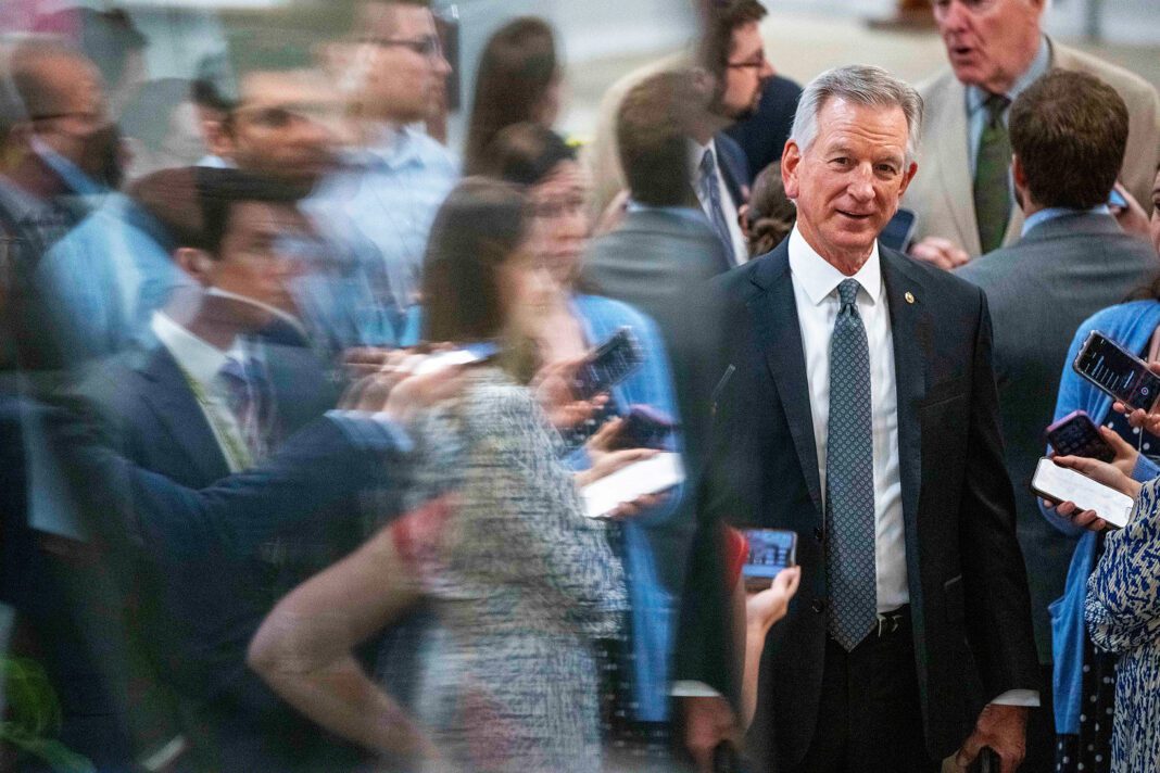 Sen. Tuberville’s Move to Block Military Promotions Raises Concerns