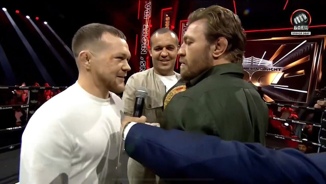 Conor McGregor and Petr Yan’s Intense Face-Off Creates Epic Showdown Atmosphere
