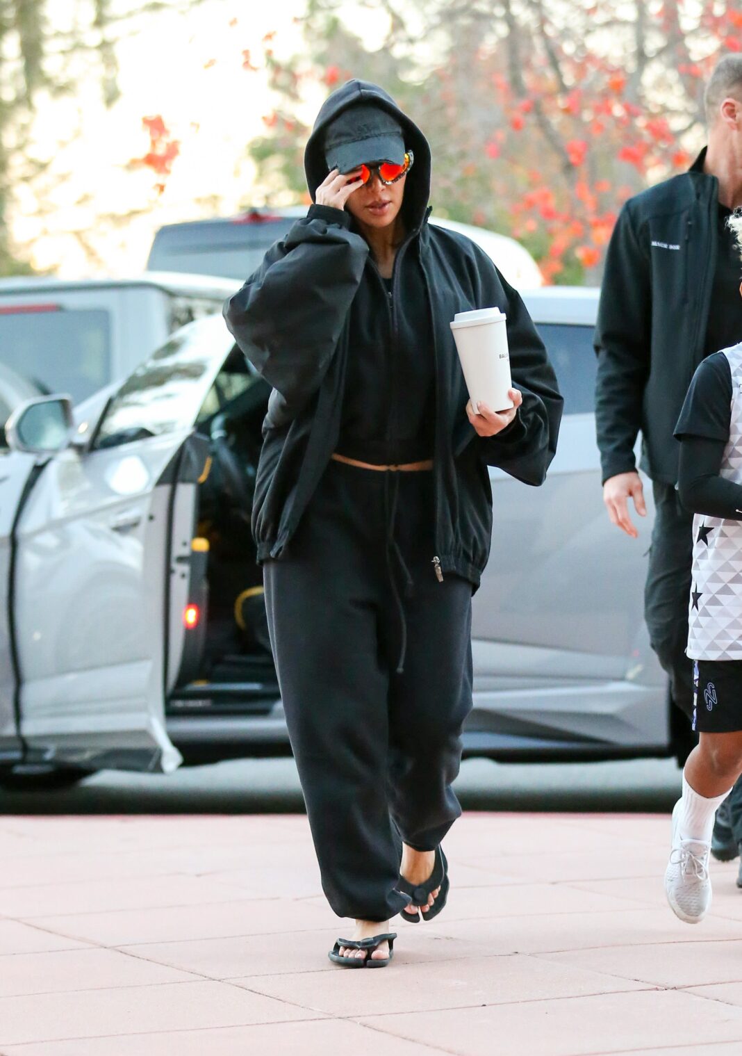 Kim Kardashian Makes a Fashion Statement in $450 Flip-Flops Comparable to Salon-Supplied Footwear