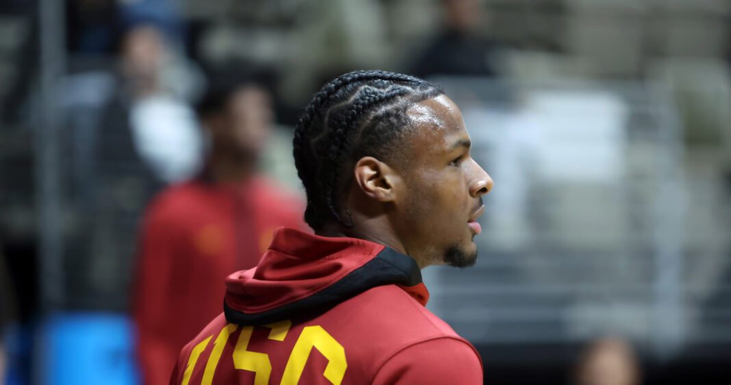 Bronny James Shines with 15 Points in USC’s Game Against Oregon State, Despite the Loss