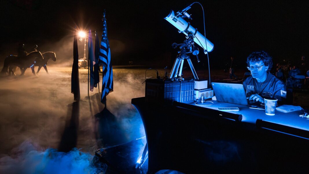 Lexington, Kentucky’s DIY Laser Rig Sends Tourism Ad to Extraterrestrials
