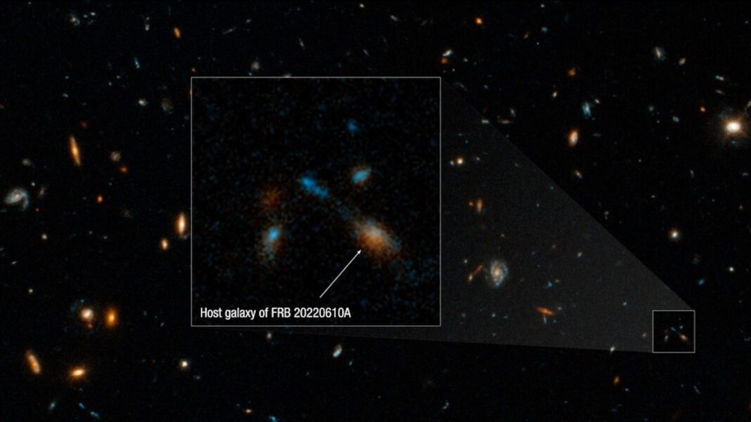 Hubble Telescope’s Shocking Discovery: The Source of the Brightest Fast Radio Burst Revealed