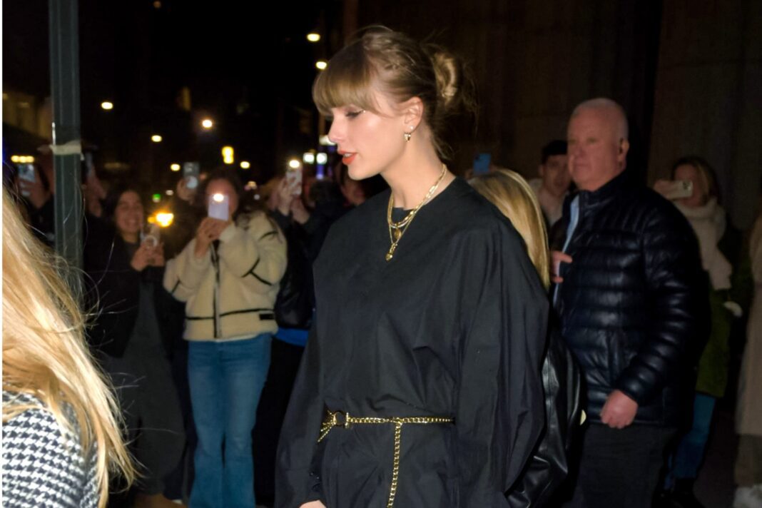 Taylor Swift’s Sneaky Trick for Elevating Her Black Minidress