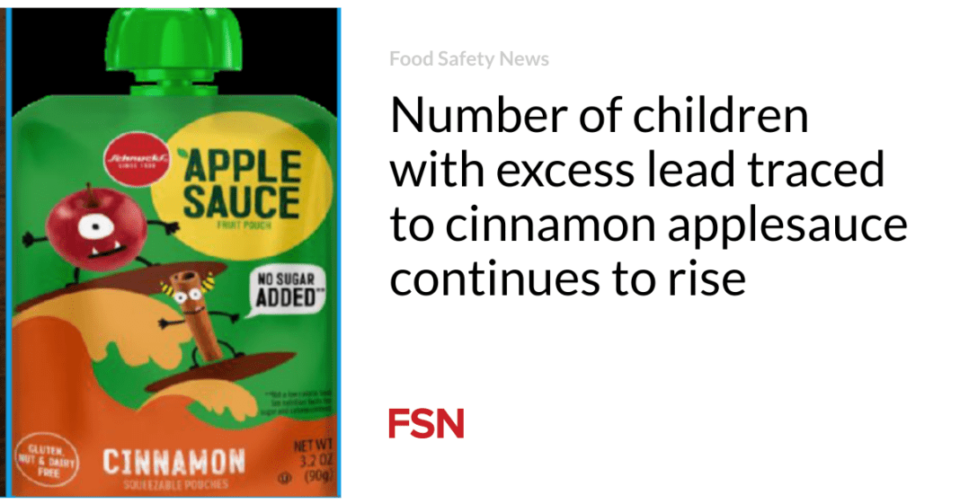 Rising Number of Children Exposed to Excess Lead in Cinnamon Applesauce
