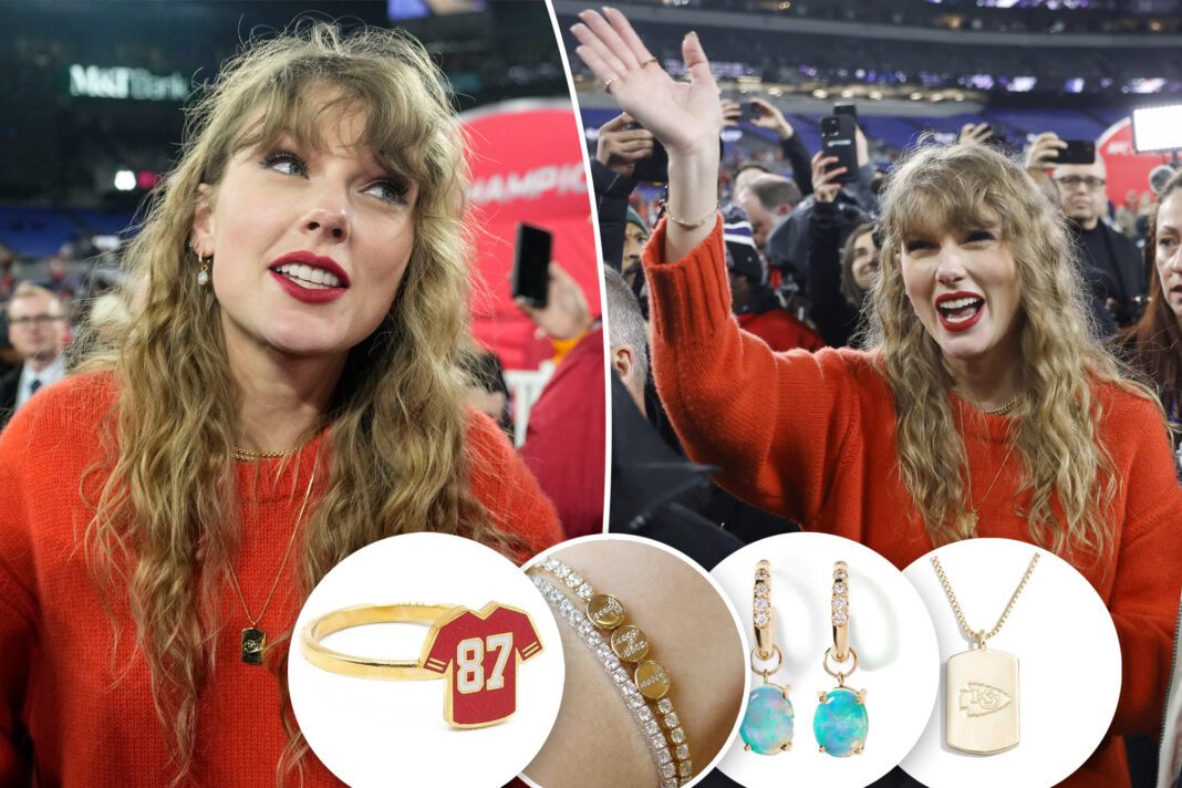Taylor Swift’s Stunning Tribute to Travis Kelce at Chiefs vs. Ravens Game with Her Jewelry