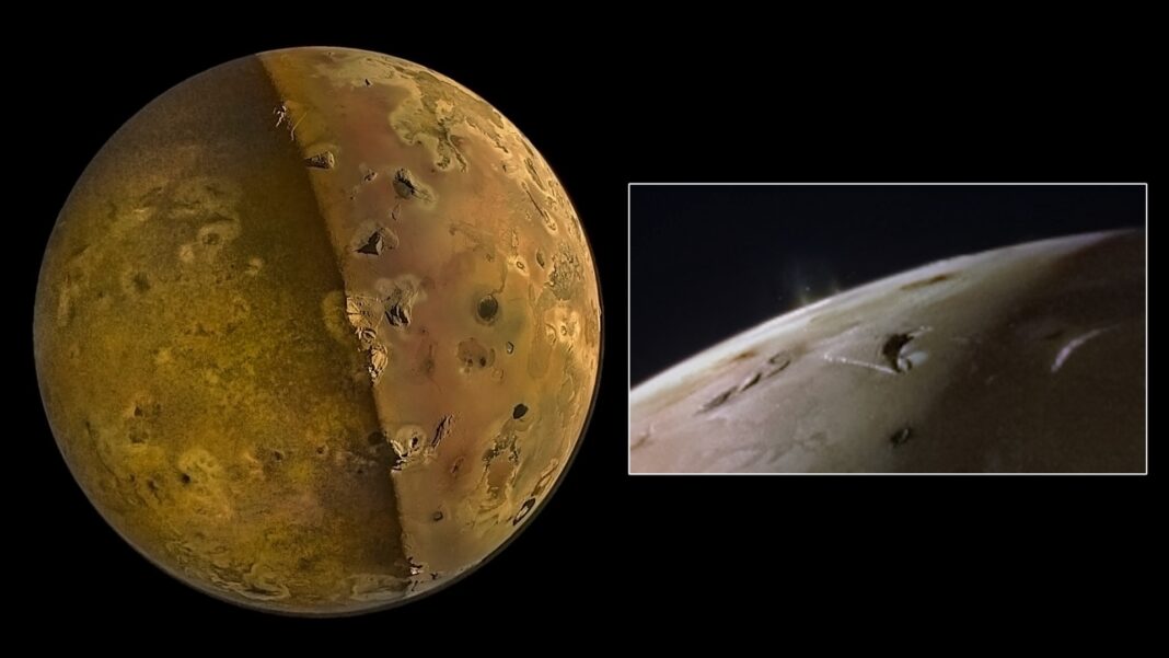 Juno’s Discovery: Volcanic Eruptions captured on Jupiter’s moon Io by NASA’s Probe