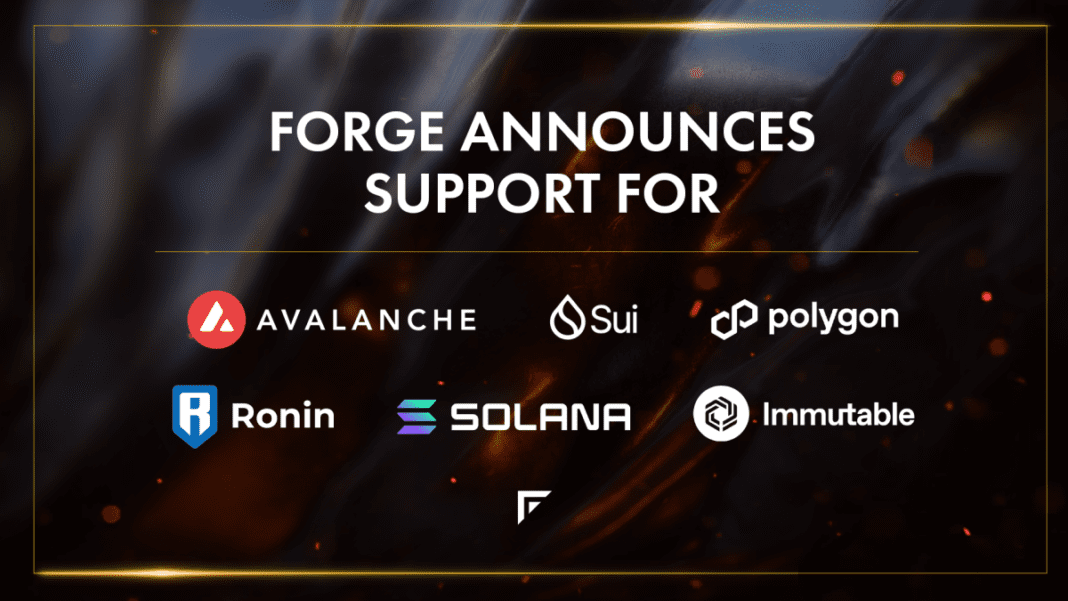 Exciting News: Forge Now Supports Avalanche, Immutable, and More Protocols!