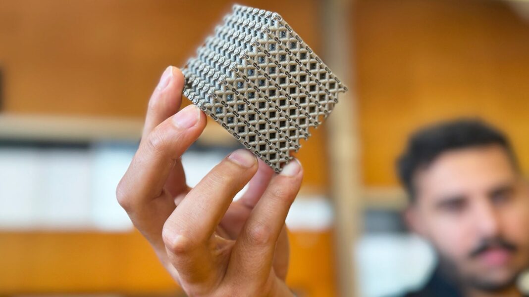 Innovative 3D-Printed Titanium Metamaterial Solves Engineering Problem