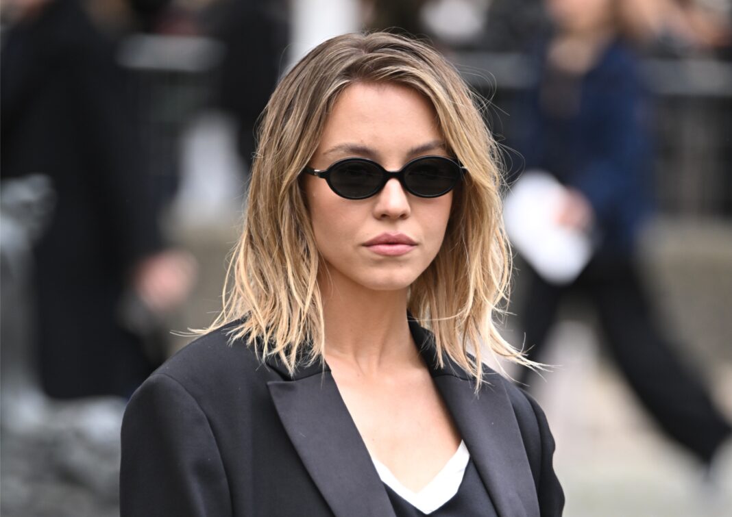 Sydney Sweeney Dazzles in Sparkly Hot-Pants Instead of Tights