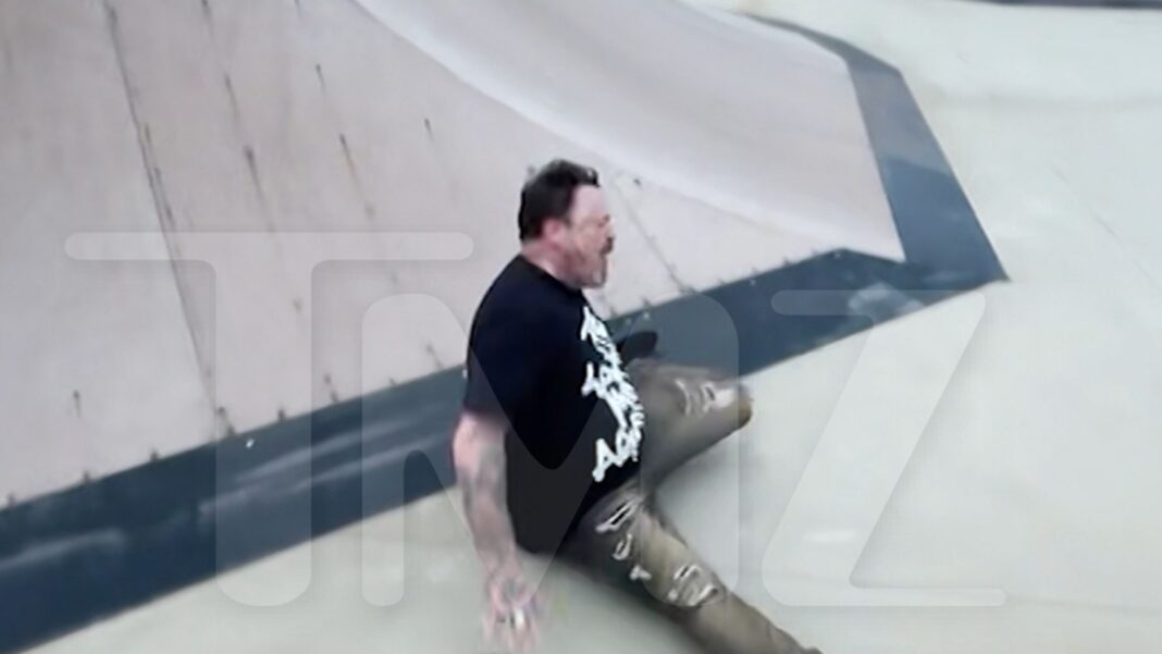 Bam Margera’s Skateboarding Mishap: Suffers MCL Tear and Requires Brace & Crutches