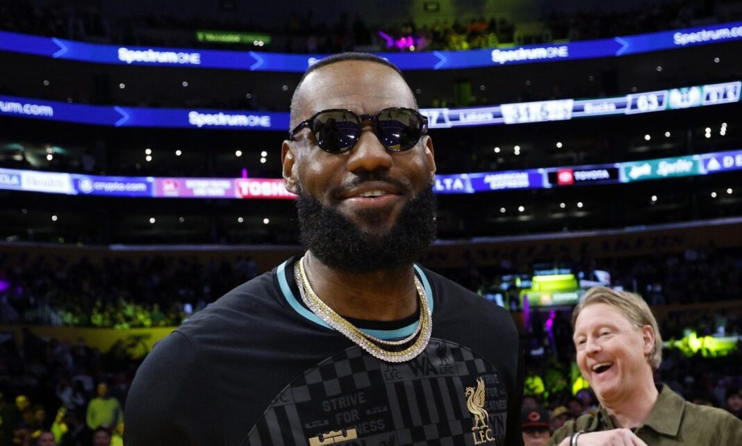Social Media Buzzes Over LeBron James’ Courtside Chat with Lakers Owner Jeanie Buss
