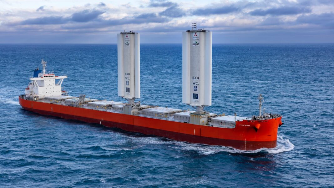 How a Cargo Ship’s Revolutionary ‘WindWing’ Sails Cut Fuel Costs by 12 Tons Daily