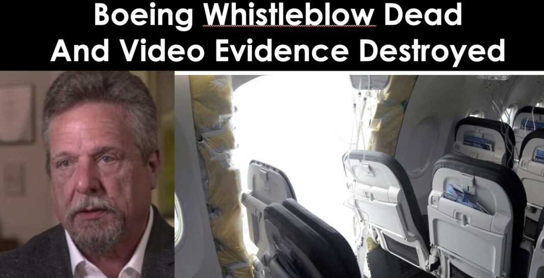 Boeing Whistleblower’s Mysterious Death and Video Evidence Cover-Up