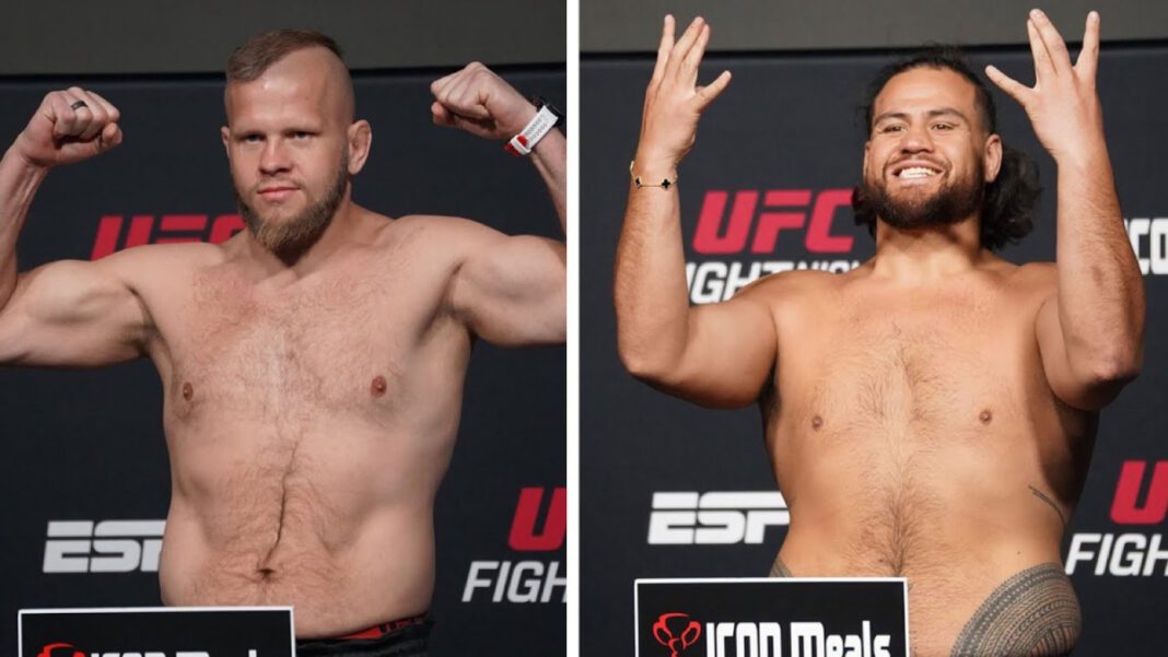 Exciting UFC Vegas 88 Main Event Weigh-In: Tai Tuivasa vs. Marcin Tybura