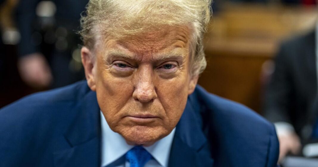 Calmes: That scowl. The gag order. Frightened jurors. Who’s on trial, a former president or a mob boss?