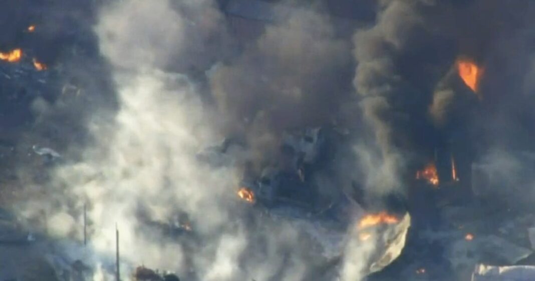 Human remains found at site of California fireworks warehouse explosion