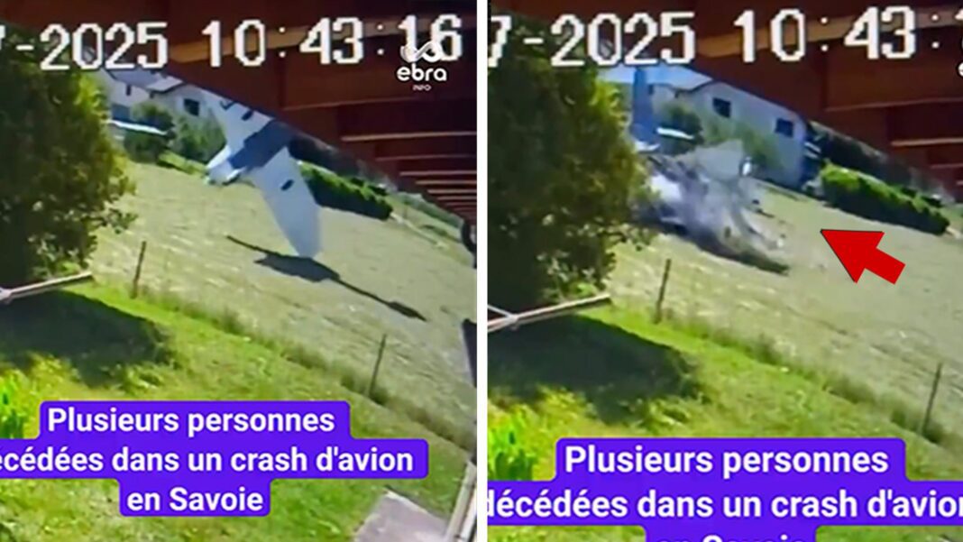 Fatal Plane Crash in French Alps Caught on Camera