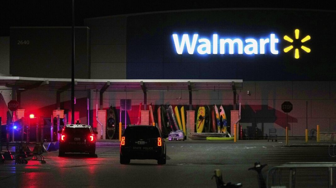 A man accused of stabbing 11 people at a Walmart is in Michigan authorities’ custody