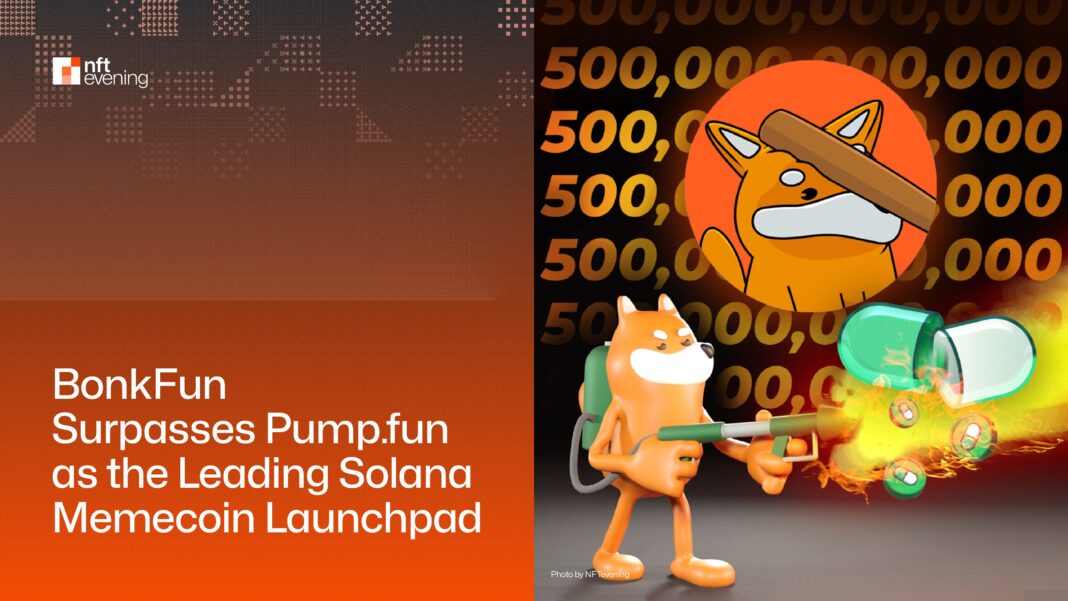BonkFun Surpasses Pump.fun: the Leading Solana Memecoin Launchpad