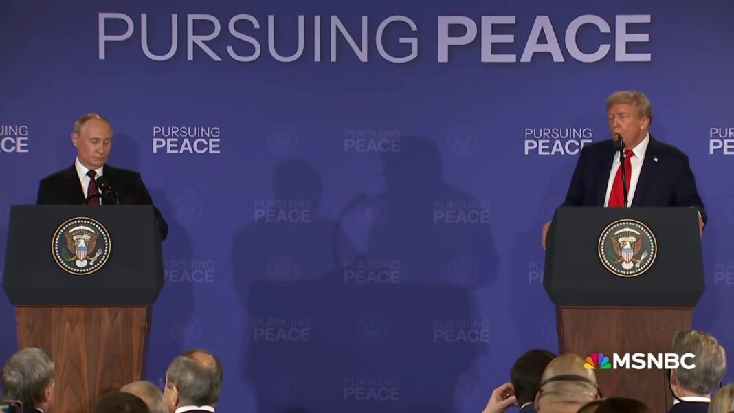 Trump and Putin hold joint press conference after critical meeting on future of Ukraine war