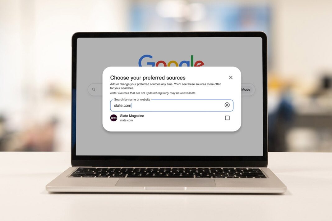 Make Sure You’re Seeing Slate Stories First in Google