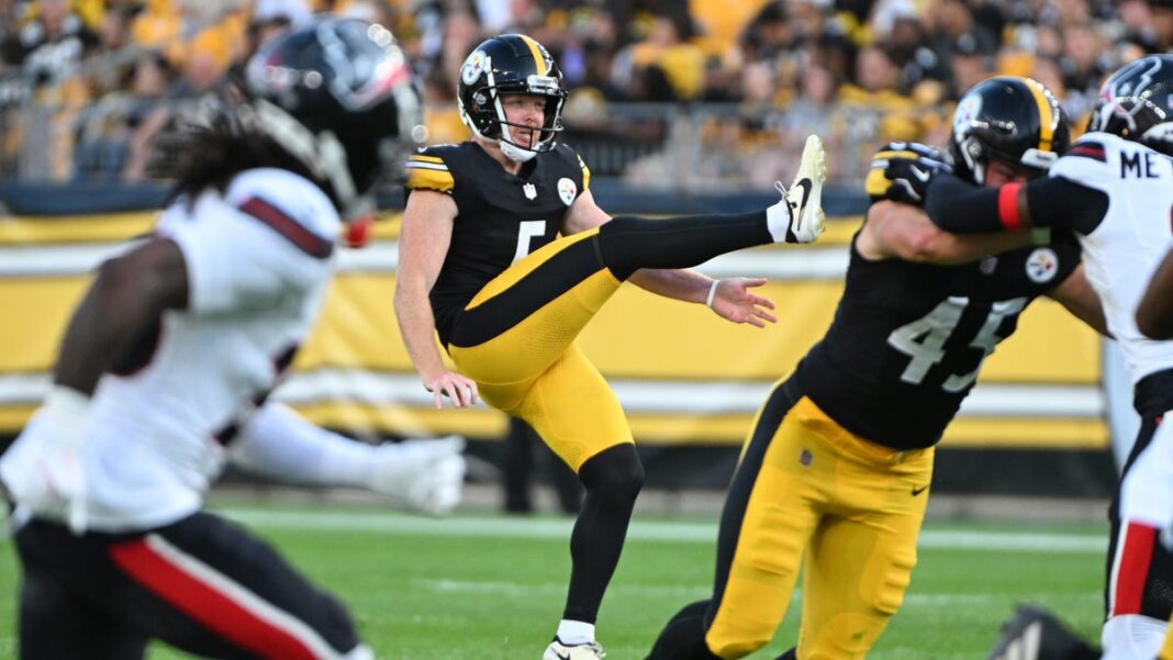 Steelers release P Cameron Johnston, Corliss Waitman wins position battle