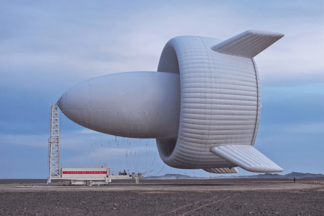 China Successfully Tests the World’s Largest Inflatable Flying Wind Turbine