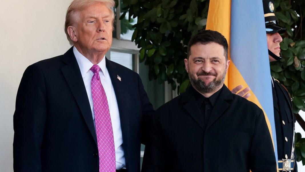 Trump calls for Ukraine to be carved up with Russia after tense meeting with Zelenskyy