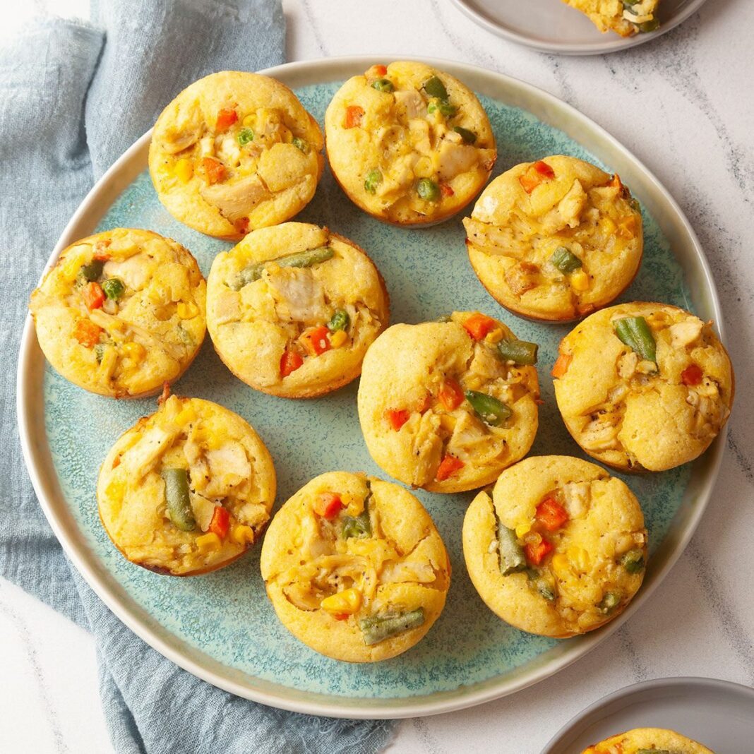 Chicken Potpie Muffins