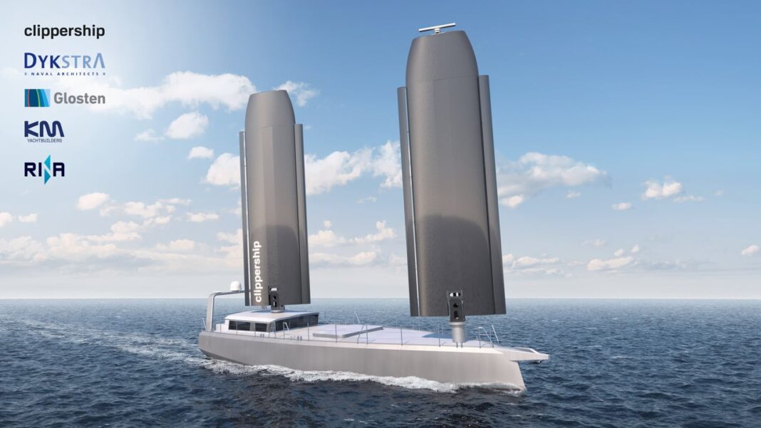 Dutch shipyard to build 24-meter autonomous wind-powered vessel