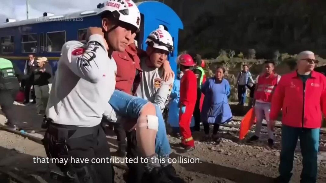 train-carrying-injured-after-collision-near-machu-picchu-arrives-at-rendezvous-point.jpg Train carrying injured after collision near Machu Picchu arrives at rendezvous point