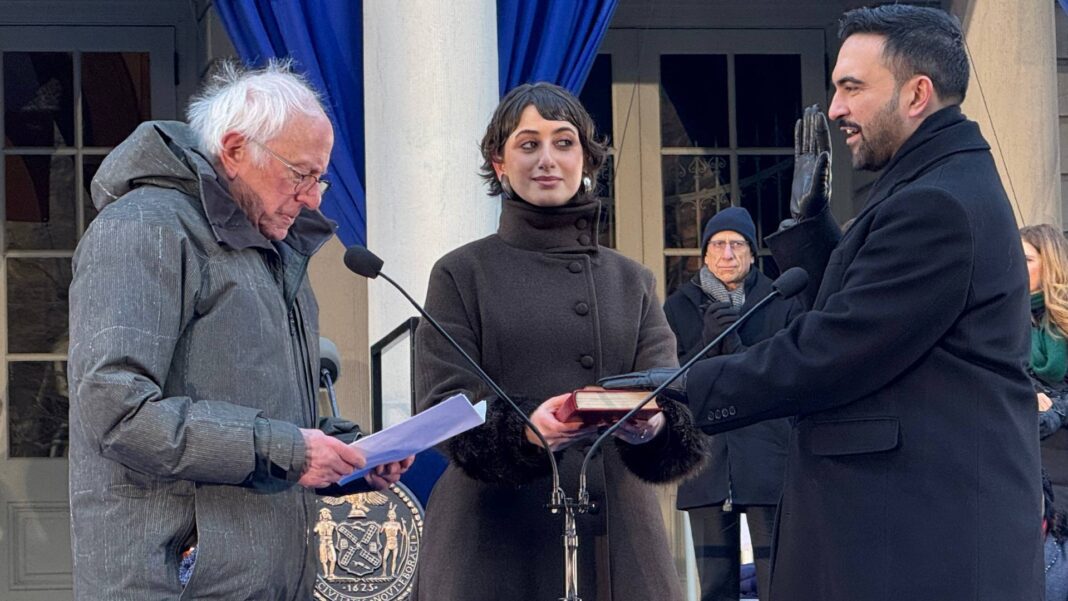 “I Will Govern as a Democratic Socialist”: Watch Zohran Mamdani & Bernie Sanders at NYC Inauguration
