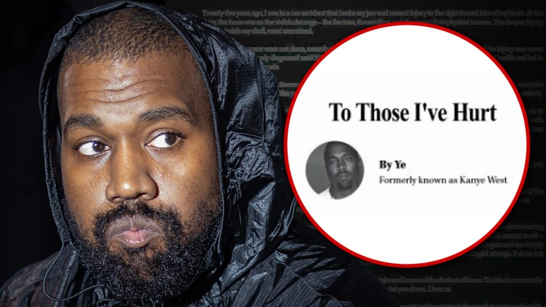 Kanye West Apologizes for Antisemitism in Full-Page Wall Street Journal Ad