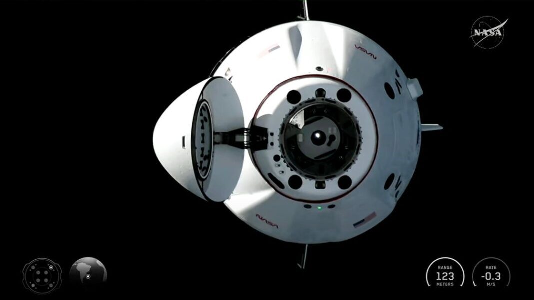 Four New Astronauts Arrive At International Space Station To Replace NASA’s Evacuated Crew