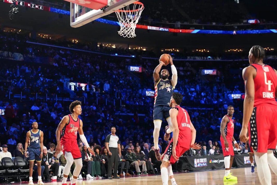 Jaylen Brown makes All-Star starter debut in competitive new format