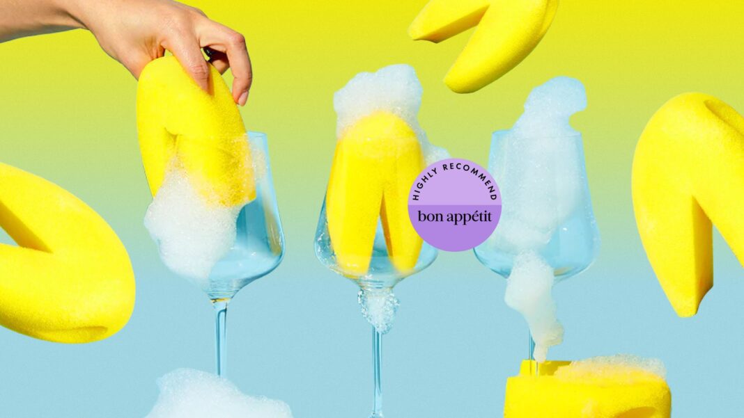 This Sponge Cleans My Wine Glasses Better Than Any Other I’ve Ever Used